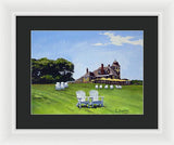 Castle Hill Inn Newport Rhode Island - Framed Print