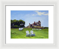 Castle Hill Inn Newport Rhode Island - Framed Print