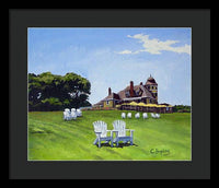 Castle Hill Inn Newport Rhode Island - Framed Print