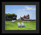 Castle Hill Inn Newport Rhode Island - Framed Print