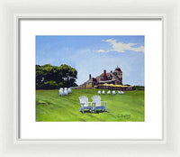 Castle Hill Inn Newport Rhode Island - Framed Print