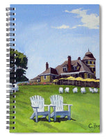 Castle Hill Inn Newport Rhode Island - Spiral Notebook