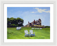 Castle Hill Inn Newport Rhode Island - Framed Print