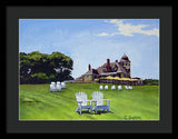 Castle Hill Inn Newport Rhode Island - Framed Print