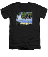 Naples Pier Naples Florida - Men's V-Neck T-Shirt