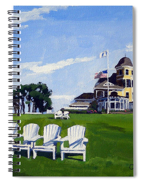 New York Yacht Club Newport Rhode Island - Spiral Notebook