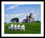 New York Yacht Club Newport Rhode Island - Framed Print