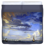 Newport Bridge Newport Rhode Island - Duvet Cover