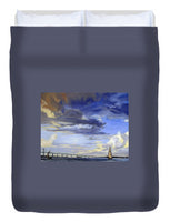 Newport Bridge Newport Rhode Island - Duvet Cover