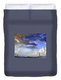 Newport Bridge Newport Rhode Island - Duvet Cover