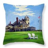 Castle Hill Inn Newport Rhode Island - Throw Pillow