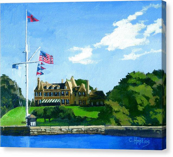 New York Yacht Club Newport Rhode Island - Canvas Print