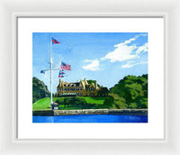 New York Yacht Club Newport Rhode Island - Framed Print