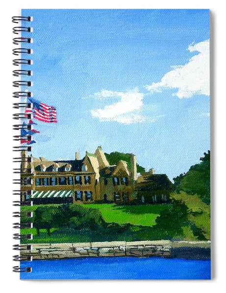 New York Yacht Club Newport Rhode Island - Spiral Notebook