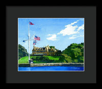 New York Yacht Club Newport Rhode Island - Framed Print