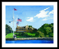 New York Yacht Club Newport Rhode Island - Framed Print