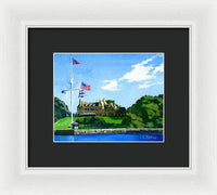 New York Yacht Club Newport Rhode Island - Framed Print