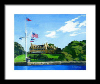 New York Yacht Club Newport Rhode Island - Framed Print