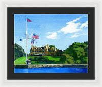 New York Yacht Club Newport Rhode Island - Framed Print