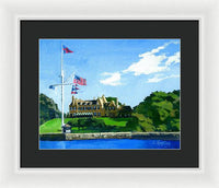 New York Yacht Club Newport Rhode Island - Framed Print