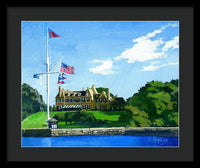 New York Yacht Club Newport Rhode Island - Framed Print