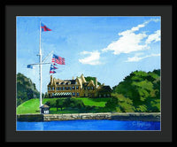 New York Yacht Club Newport Rhode Island - Framed Print