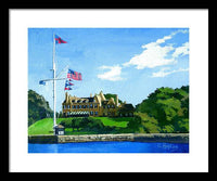 New York Yacht Club Newport Rhode Island - Framed Print