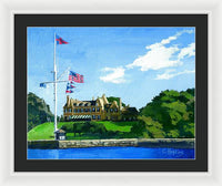 New York Yacht Club Newport Rhode Island - Framed Print