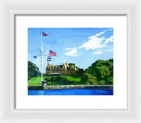 New York Yacht Club Newport Rhode Island - Framed Print