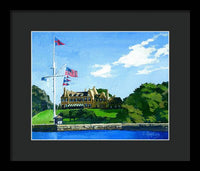 New York Yacht Club Newport Rhode Island - Framed Print