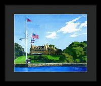 New York Yacht Club Newport Rhode Island - Framed Print