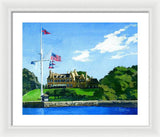 New York Yacht Club Newport Rhode Island - Framed Print