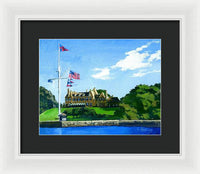 New York Yacht Club Newport Rhode Island - Framed Print