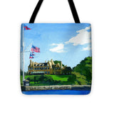 New York Yacht Club Newport Rhode Island - Tote Bag