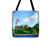 New York Yacht Club Newport Rhode Island - Tote Bag