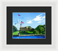 New York Yacht Club Newport Rhode Island - Framed Print