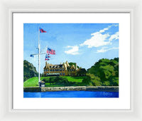 New York Yacht Club Newport Rhode Island - Framed Print