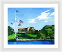 New York Yacht Club Newport Rhode Island - Framed Print