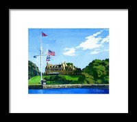 New York Yacht Club Newport Rhode Island - Framed Print