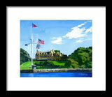 New York Yacht Club Newport Rhode Island - Framed Print