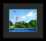 New York Yacht Club Newport Rhode Island - Framed Print