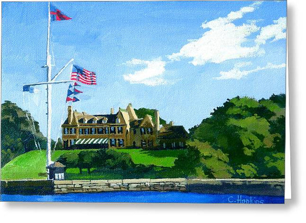 New York Yacht Club Newport Rhode Island - Greeting Card