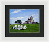 Castle Hill Inn Newport Rhode Island - Framed Print