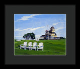 Castle Hill Inn Newport Rhode Island - Framed Print