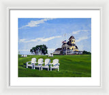 Castle Hill Inn Newport Rhode Island - Framed Print