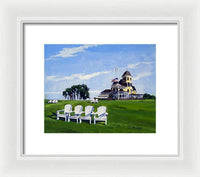 Castle Hill Inn Newport Rhode Island - Framed Print