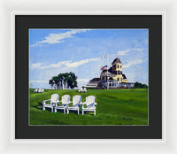 Castle Hill Inn Newport Rhode Island - Framed Print