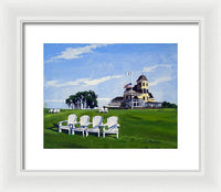 Castle Hill Inn Newport Rhode Island - Framed Print