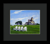 Castle Hill Inn Newport Rhode Island - Framed Print