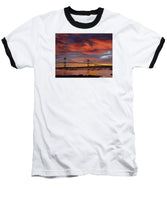 Newport Bridge Newport Rhode Island - Baseball T-Shirt